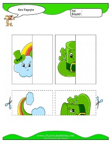 Kes Yapıştır Çalışma Sayfaları